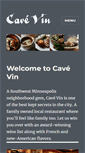 Mobile Screenshot of cave-vin.net